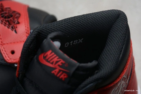 Banned Jordan Bred Black 555088-001 Retro  555088-001 1 High Air OG Red 0405